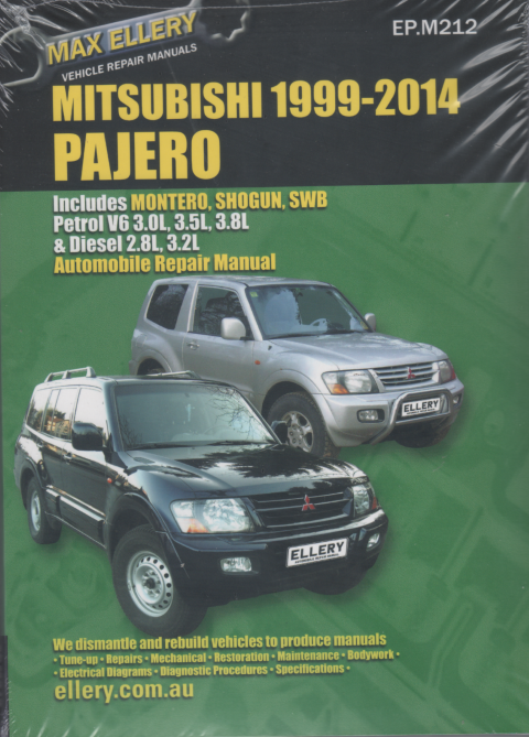 Mitsubishi Pajero 2000-2014 Petrol Diesel repair manual ...